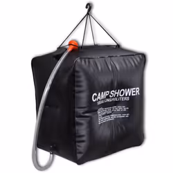 Outdoor 40L Solar Shower Bag Portable Heated Water Camping Hiking Travel Bath