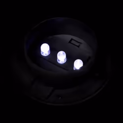 vidaXL Outdoor Solar Lamp Set 6 pcs Black Garden Fence Light Gutter Light - Additional view 5