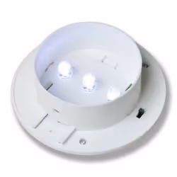 vidaXL Outdoor Solar Lamp Set 6 pcs White Garden Fence Light Gutter Light