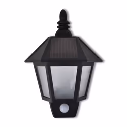 vidaXL Solar Wall Lamp with Motion Sensor Outdoor Garden Lighting Fixture