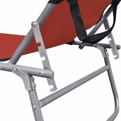 VidaXL 41198 outdoor chair Lounge Padded seat Polyester Red - Additional view 5