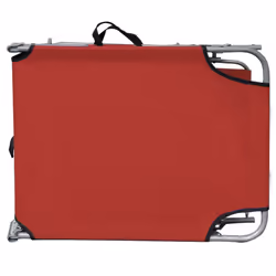 VidaXL 41198 outdoor chair Lounge Padded seat Polyester Red - Additional view 6