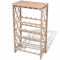 VidaXL 241068 wine rack Floor wine rack 25 bottle(s) Wood
