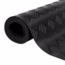 vidaXL Floor Mat Anti-Slip 5x1m Checker Plate Rubber Home Carpet Protector