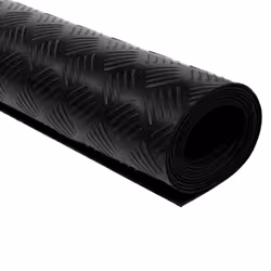 vidaXL Floor Mat Anti-Slip 5x1m Checker Plate Rubber Home Carpet Protector