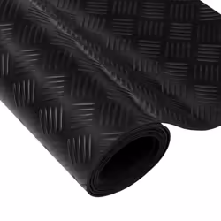 vidaXL Floor Mat Anti-Slip 5x1m Checker Plate Rubber Home Carpet Protector