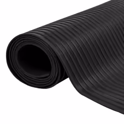 vidaXL Floor Mat Anti-Slip 2x1m Broad Ribbed Rubber Home Carpet Protector