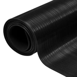 vidaXL Floor Mat Anti-Slip 2x1m Fine Ribbed Rubber Home Farm Carpet Protector
