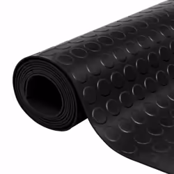 vidaXL Rubber Floor Mat Anti-Slip with Dots 5x1m Matting Carpet Protection