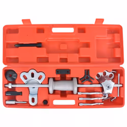 vidaXL 17 Piece 9-way Slide Hammer Puller Set Garage Car Gear Bearing Drive