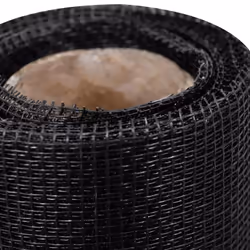 vidaXL Fiberglass Mesh Roll Insect Screen 100x500cm Black Window Door Net - Additional view 4