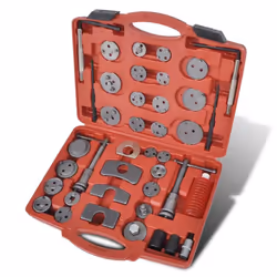 vidaXL Brake Caliper Piston Wind Back Tool Kit 40 pcs Spindle Car Vehicle Tool