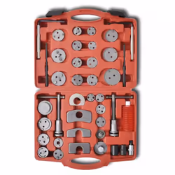 vidaXL Brake Caliper Piston Wind Back Tool Kit 40 pcs Spindle Car Vehicle Tool