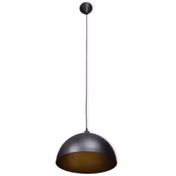 vidaXL 2x Ceiling Lamp Height-adjustable Semi-spherical Black Lighting Fixture - Additional view 4