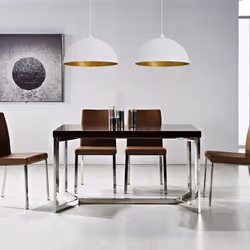 vidaXL 2x Ceiling Lamp Height-adjustable Semi-spherical White Lighting Fixture