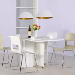 vidaXL 2x Ceiling Lamp Height-adjustable Semi-spherical White Lighting Fixture