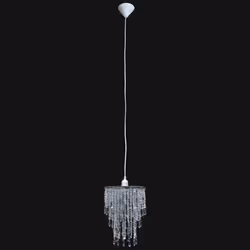 vidaXL Crystal Pendant Chandelier 22.5x30.5cm Ceiling Lighting Fixture Lamp