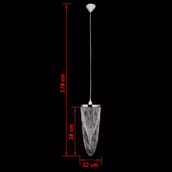 vidaXL Pendant Chandelier Ceiling Lighting Fixture Hanging Lamp Pendant Light - Additional view 9