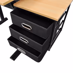 vidaXL Tiltable Tabletop Drawing Table with Stool Home Office Workstation - Additional view 4