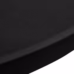 vidaXL 2x Standing Table Cover 80cm Black Stretch Tablecloth Protector Sheet