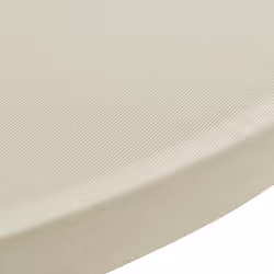 vidaXL 2x Standing Table Cover 80cm Cream Stretch Tablecloth Protector Sheet - Additional view 3