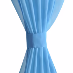 vidaXL 2x Sheer Curtain 140x225cm Turquoise Window Blind Shade Sunscreen Drape