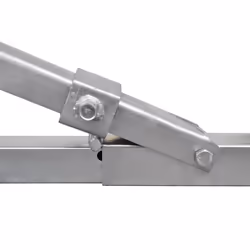 vidaXL Boat Trailer Bottom Support Bracket with Keel Rollers Holder Accessory - Additional view 4