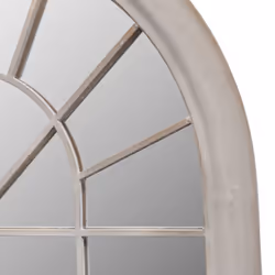 vidaXL Rustic Arch Garden Mirror 60x116cm Light Garden Home Window Illusion