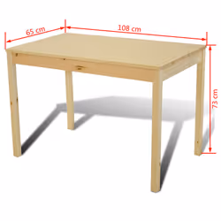 VidaXL 241220 kitchen/dining room furniture set Rectangular - Additional view 7