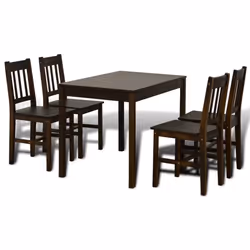 VidaXL 241221 kitchen/dining room furniture set Rectangular - Additional view 5
