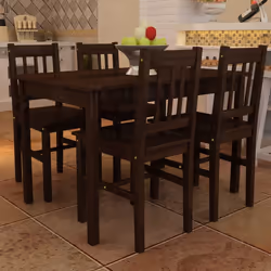 VidaXL 241221 kitchen/dining room furniture set Rectangular - Additional view 6