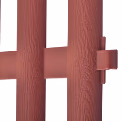 vidaXL 17x Lawn Divider Brown 10m Outdoor Garden Fence Panel Edging Barrier - Additional view 6