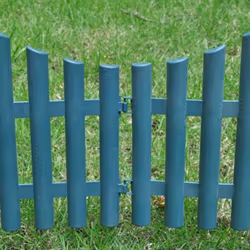 vidaXL 17x Lawn Divider Green 10m Outdoor Garden Fence Panel Edging Barrier - Additional view 5