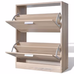 VidaXL 241243 shoe organizer Closed Oak - Additional view 4