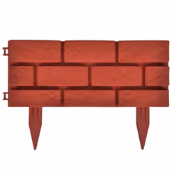 vidaXL 11x Garden Lawn Fencing Divider Brick Design Edging Farm Yard Border - Additional view 4