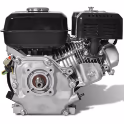 vidaXL Petrol Engine 6.5HP 4.8kW Black Gasoline Recoil Start Generator Motor