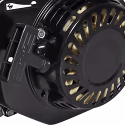vidaXL Petrol Engine 6.5HP 4.8kW Black Gasoline Recoil Start Generator Motor