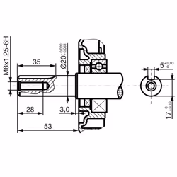 vidaXL Petrol Engine 6.5HP 4.8kW Black Gasoline Recoil Start Generator Motor - Additional view 8