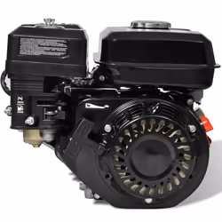 vidaXL Petrol Engine 6.5HP 4.8kW Black Gasoline Recoil Start Generator Motor - Additional view 9