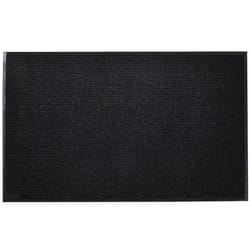 vidaXL Door Mat PVC 90x120cm Black Home Front Door Welcome Floor Carpet Rug