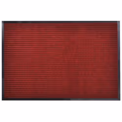 VidaXL 241270, Commercial doormat, Indoor, Rectangular, Red, Monochromatic, Polyester
