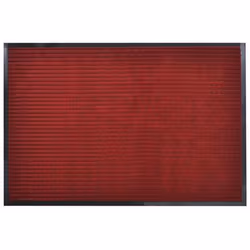 VidaXL 241271, Commercial doormat, Indoor, Rectangular, Red, Monochromatic, Polyester