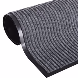 VidaXL 241274 door mat Commercial doormat Indoor Rectangular Grey
