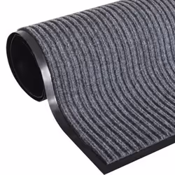 VidaXL 241277 door mat Commercial doormat Indoor/outdoor Rectangular Grey
