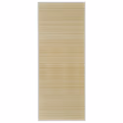 Rectangular Natural Bamboo Rug 120 x 180 cm