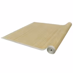 VidaXL 241335 area rug Indoor Floor mat Rectangle Bamboo, PVC, Polyester, Polypropylene (PP) Bamboo