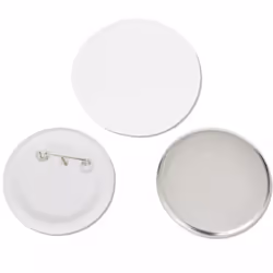 vidaXL Pinback Button Parts 500 Set 58mm Mylar Film Shell Clothing Accessories