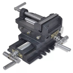 vidaXL Manually Cross Slide Drill Press Vice 78 mm Milling Drilling Clamp