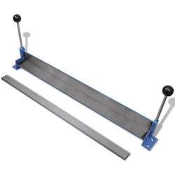 vidaXL Manually Operated Steel Plate Folding Machine 760mm Workshop Folder