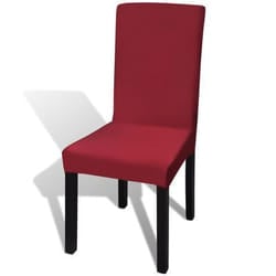 VidaXL Bordeaux Straight Stretchable Chair Cover